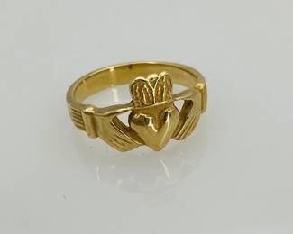 Gold Claddagh Ring