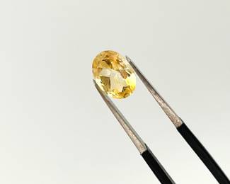 Oval Cut Citrine Gemstone