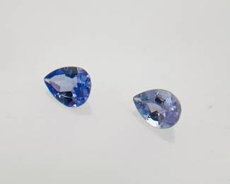 Tanzanite Pear Cut Gemstones
