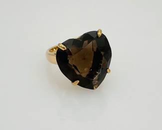 18K Heart-Shaped Spinel Ring