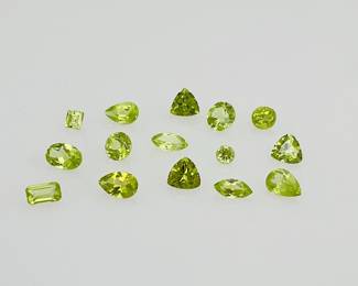 Mixed Peridot Gemstones