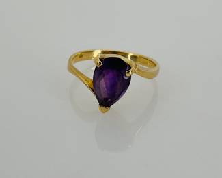14K Amethyst Ring