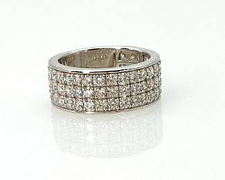 Sterling Lab Created Diamond Ring