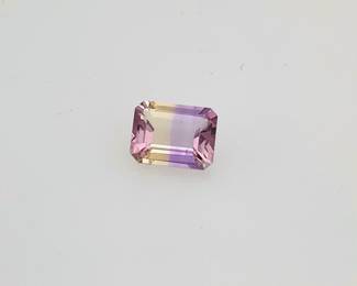 Emerald Cut Ametrine Stone