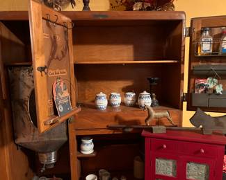 Antique Hoosier cabinet
