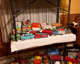 TONKA and tin cars/trucks