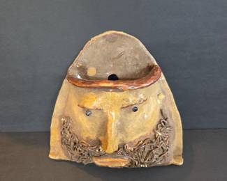 Handmade ceramic wall vase