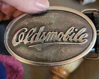 Oldsmobile belt buckle