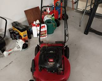Starts easy and runs great. self propelled. $50.00
