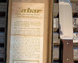 KABAR 1375 Rigging & Fishing knife with Marlin Spike in original box. $100.00