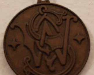 There are alot of these S&W Watch Fobs on the internet. This one is an original from the early 1900's