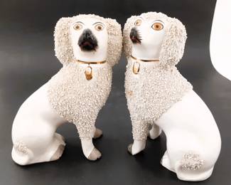 Staffordshire Poodles - rnn $250