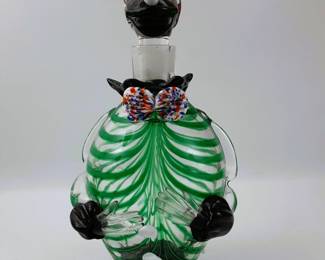Murano Clown Decanter - hn  $75
