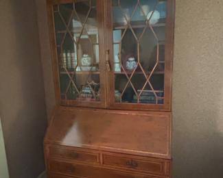 Antique, walnut secretary