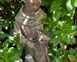 St. Francis concrete statue