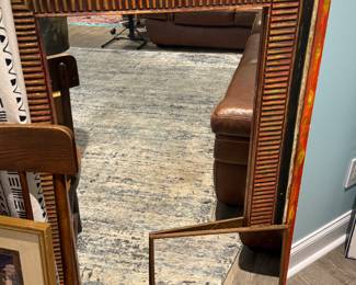 large ornate mirror- heavy 