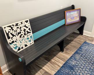 beautiful long bench 