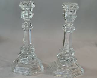 Crystal candle holders