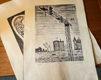 Original Silkscreens, Prints & Drawings by Charles G. Staples