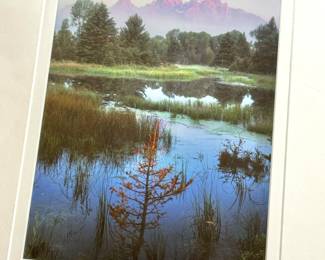 Bryan David Griffith Signed Landscape Photograph – Grand Teton Reflections, Fine Art Nature Photography