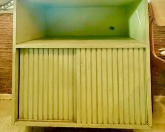 Vintage 1960s Side Cabinet – Mid-Century Storage with Sliding Doors