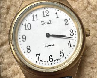 Belarus Benz 15 Jewels Mechanical Wristwatch – Soviet Era Collectible Watch