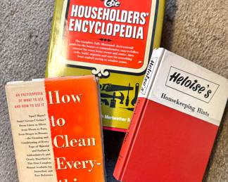 Vintage Cleaning & Household Book Collection – Mid-Century DIY & Homemaking Manuals