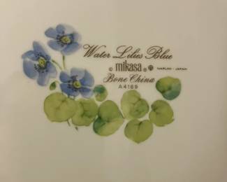 Mikasa Water Lillies Blue