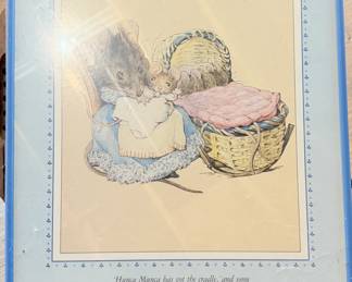 Framed Beatrix Potter posters