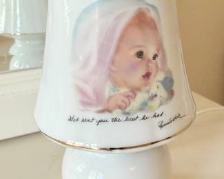 Vintage Roman nursery nightlight