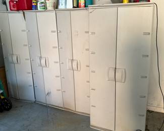 4 resin storage cabinets