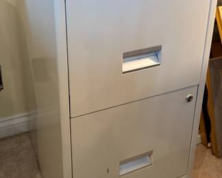 Metal filing cabinet