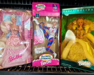 Barbie dolls in original boxes