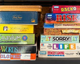 Assorted board games