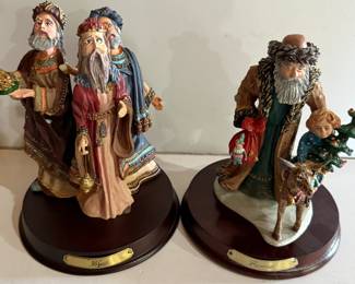 Duncan Royale "History of Santa Claus" Collectors Edition miniature figurines
