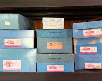 Boxes for Madame Alexander dolls