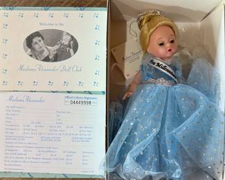 Madame Alexander dolls in original boxes with certificates of authenticity