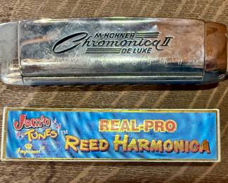 M-Hohner Chromonica II and Jam'N Tunes Reed Harmonica