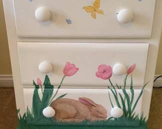 Hand painted nightstand