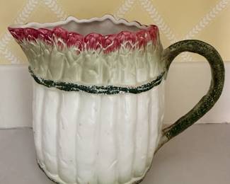 Vintage ceramic asparagus pitcher