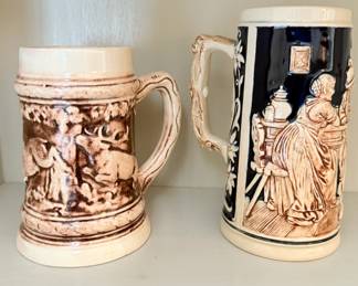 German beer steins