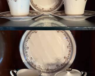 Lenox "Lace Point" fine china set