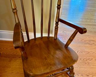Vintage child's rocking chair