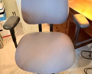 Grey office chair