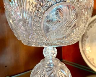 Hofbauer Brydes crystal large compote