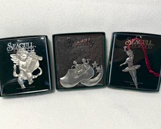 Seagull Pewter boxed ornaments