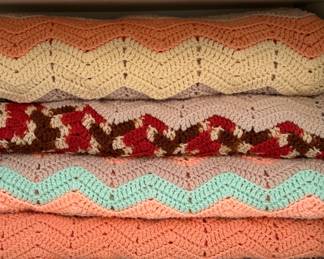 Assorted afghans