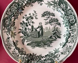 The Spode Archive Collection Georgian Series "Girl at Well" plate