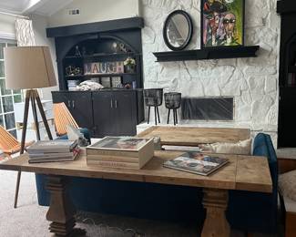 RESTORATION HARDWARE CONSOLE TABLE