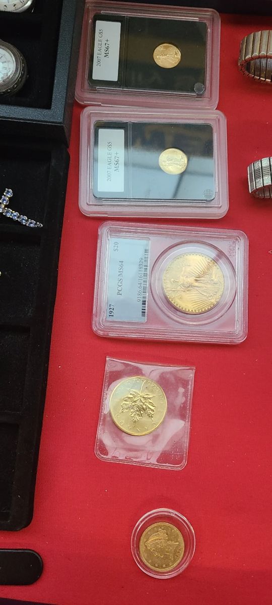 Gold coins